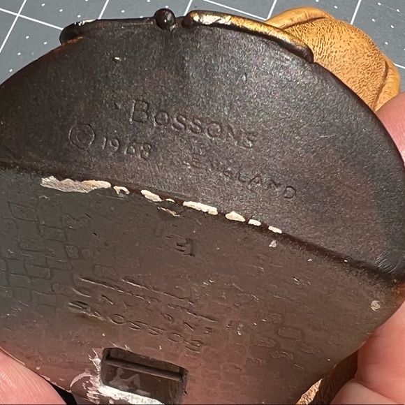 Bosson Chalkware Head Hand Painted England 1968 Golden Labrador Retriever - Picture 9 of 10